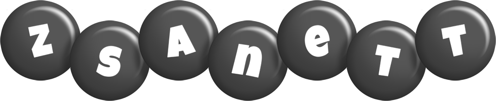 Zsanett candy-black logo