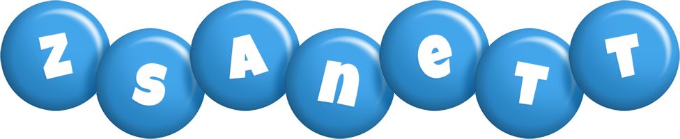 Zsanett candy-blue logo