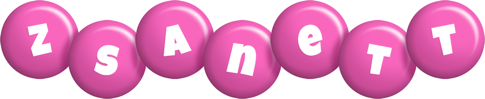 Zsanett candy-pink logo