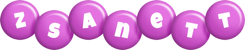 Zsanett candy-purple logo