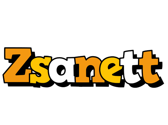 Zsanett cartoon logo