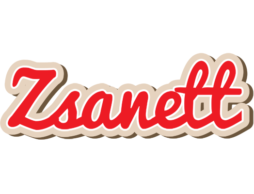 Zsanett chocolate logo