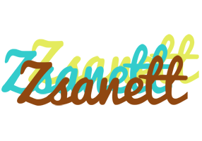 Zsanett cupcake logo