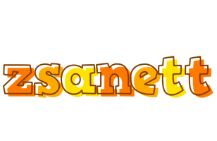 Zsanett desert logo