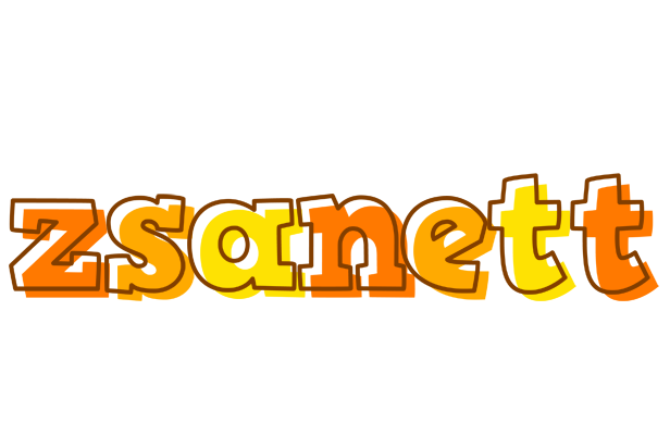 Zsanett desert logo