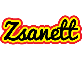 Zsanett flaming logo