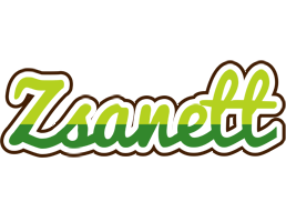 Zsanett golfing logo