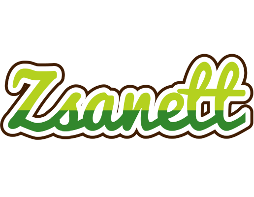 Zsanett golfing logo