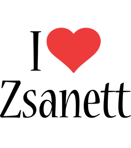 Zsanett i-love logo