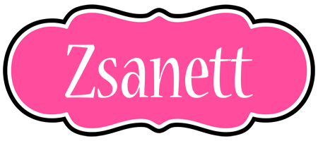 Zsanett invitation logo