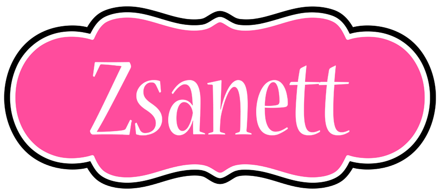 Zsanett invitation logo