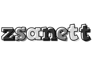 Zsanett night logo