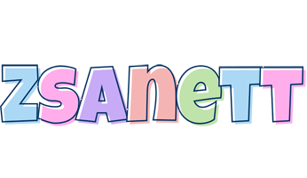 Zsanett pastel logo