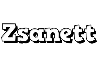 Zsanett snowing logo
