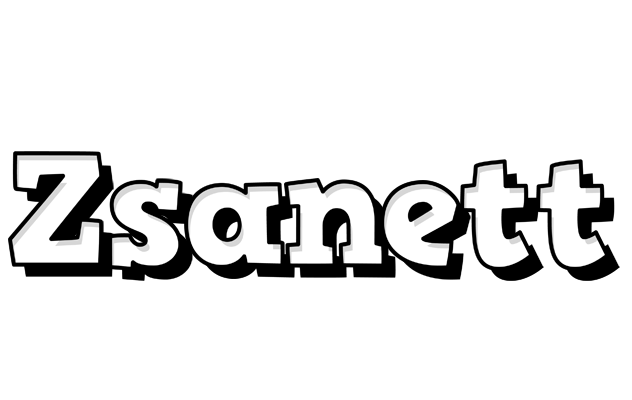 Zsanett snowing logo