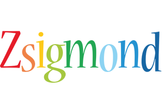 Zsigmond birthday logo