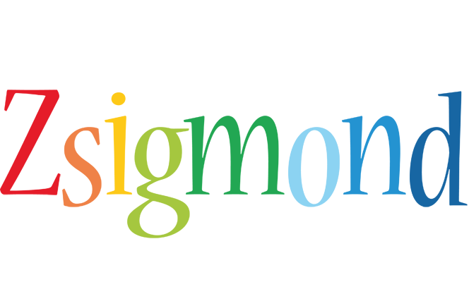 Zsigmond birthday logo