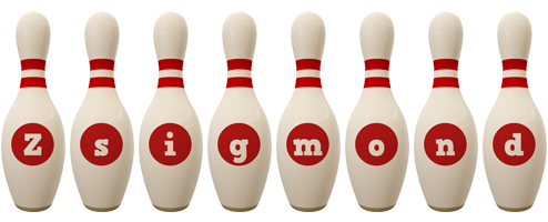 Zsigmond bowling-pin logo