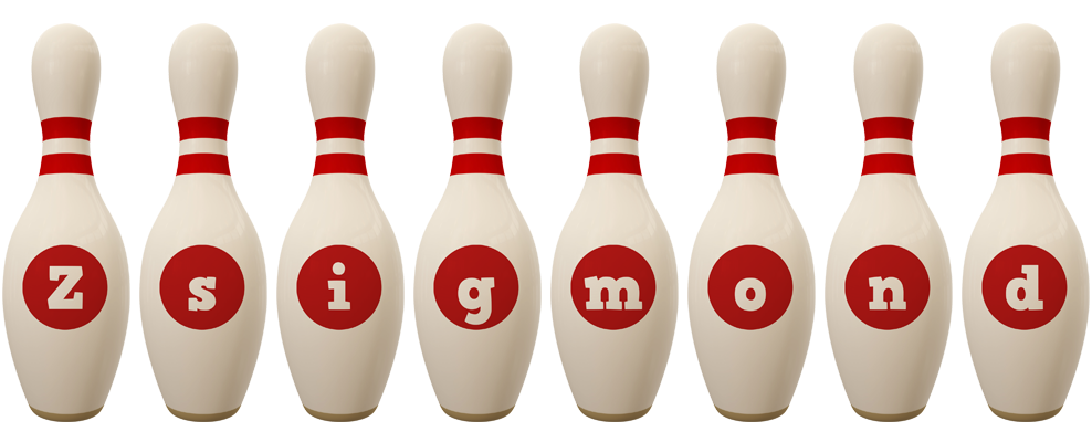 Zsigmond bowling-pin logo