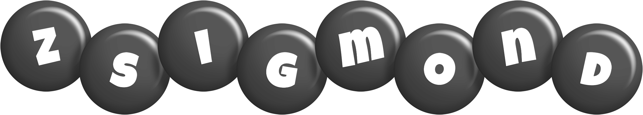 Zsigmond candy-black logo