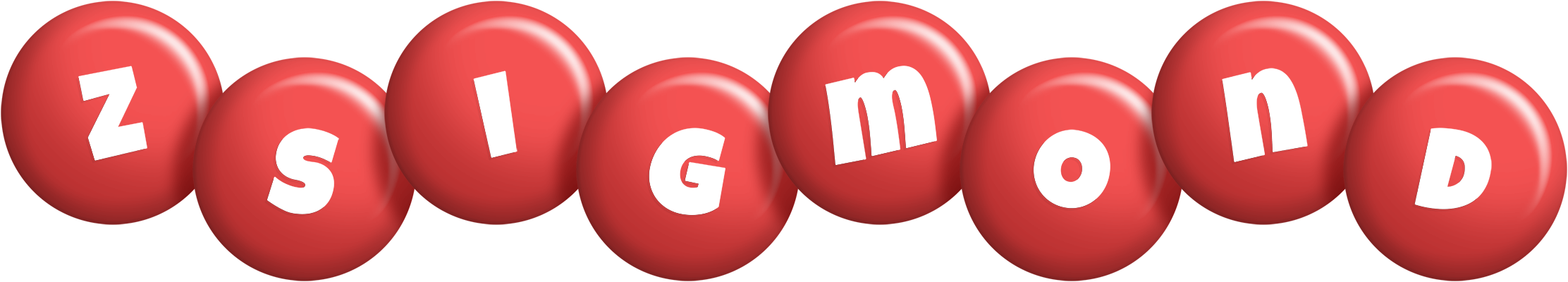 Zsigmond candy-red logo