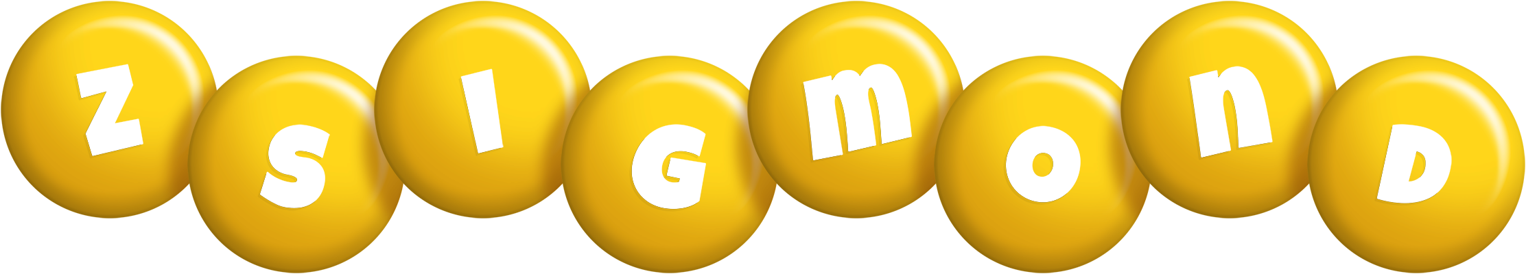 Zsigmond candy-yellow logo