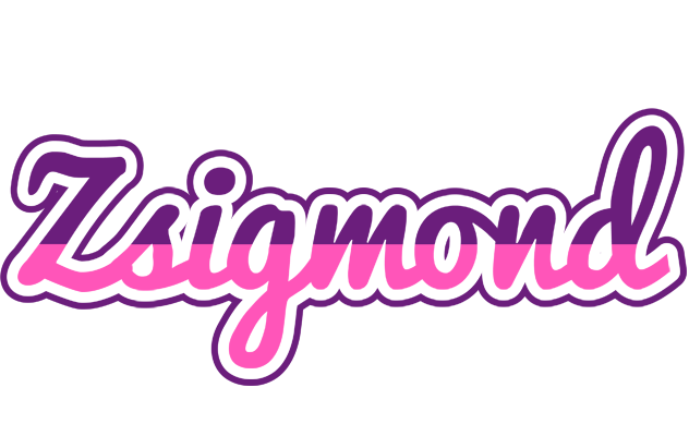 Zsigmond cheerful logo