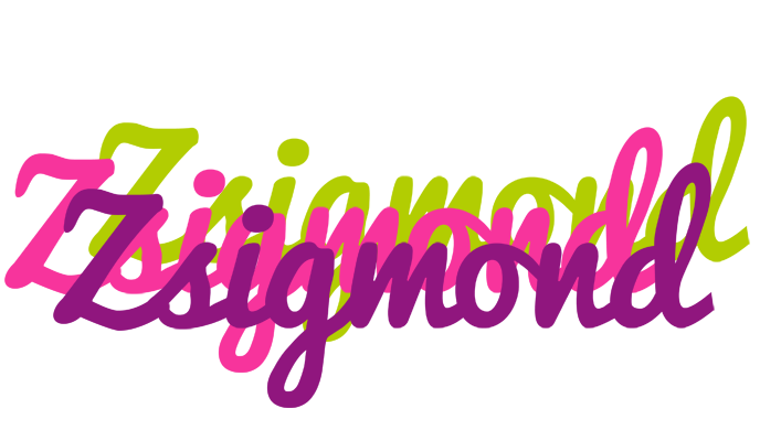 Zsigmond flowers logo