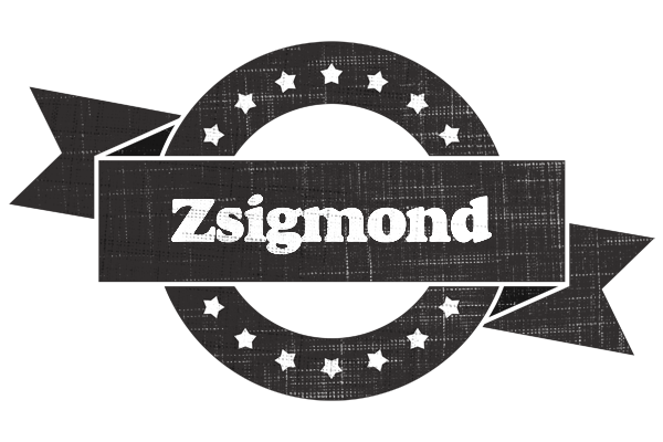 Zsigmond grunge logo