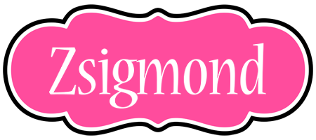 Zsigmond invitation logo