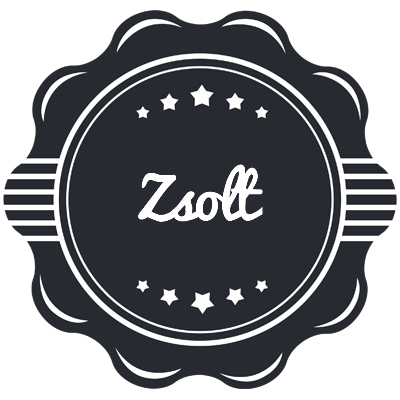 Zsolt badge logo