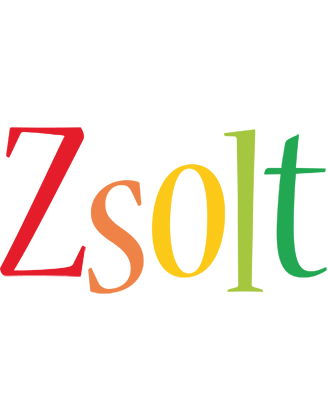 Zsolt birthday logo