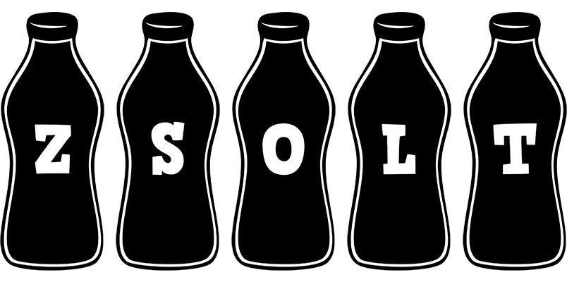 Zsolt bottle logo