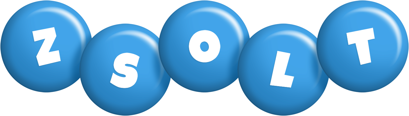 Zsolt candy-blue logo