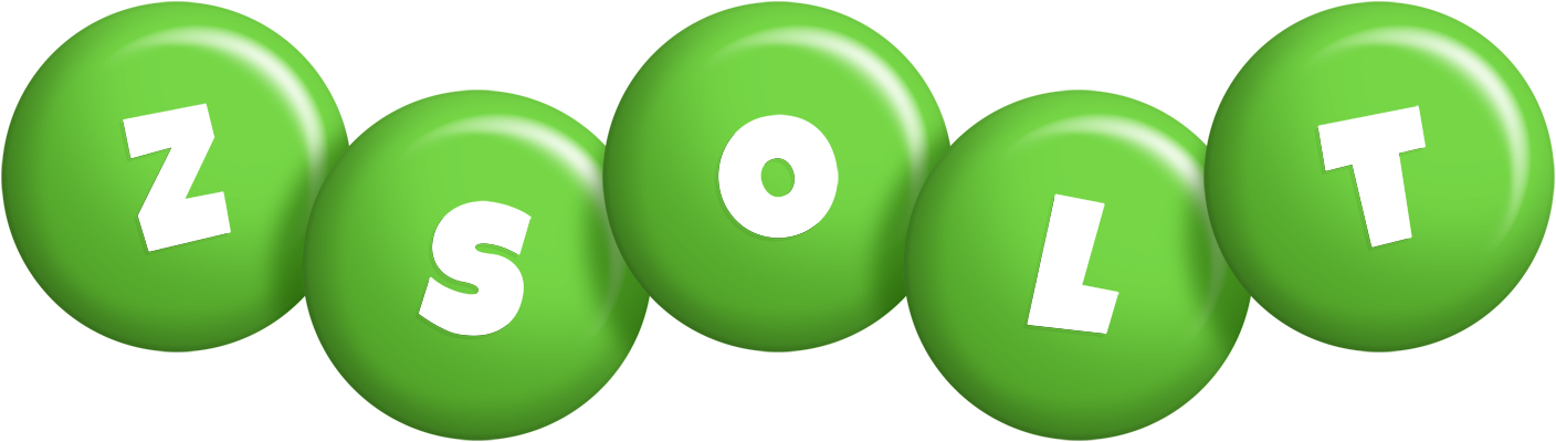 Zsolt candy-green logo