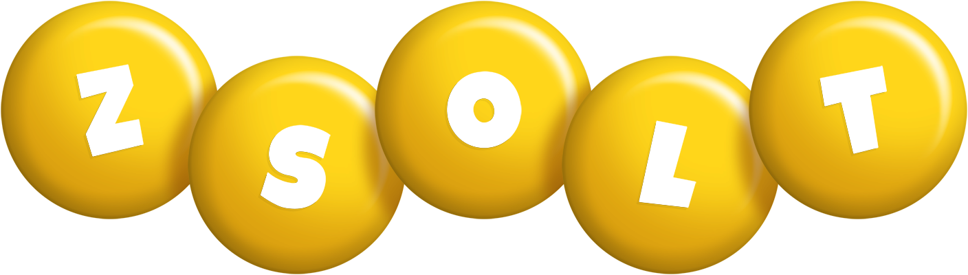 Zsolt candy-yellow logo