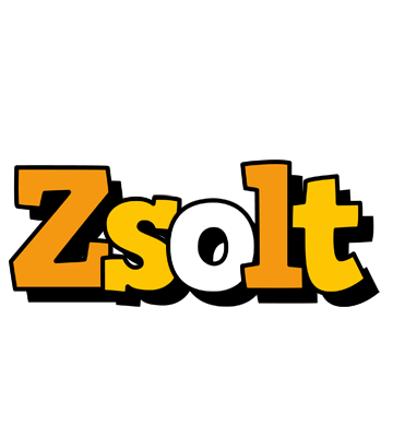 Zsolt cartoon logo