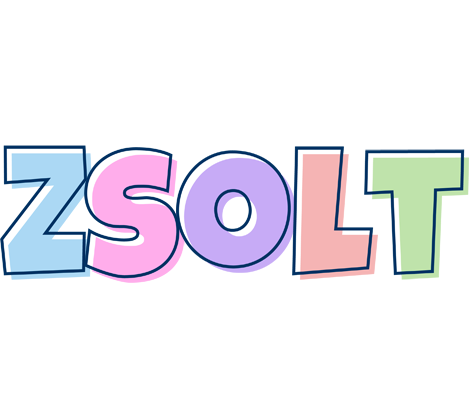 Zsolt pastel logo