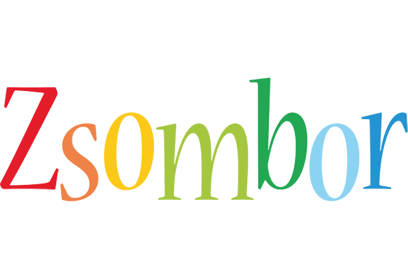 Zsombor birthday logo