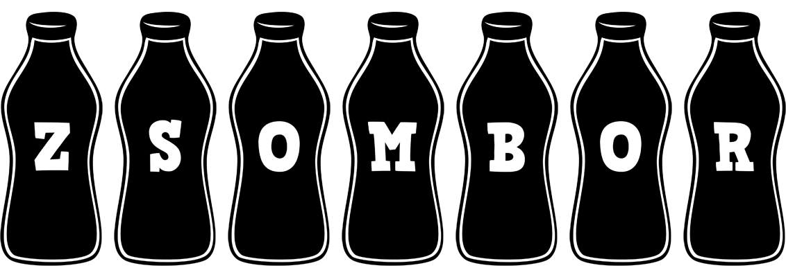 Zsombor bottle logo