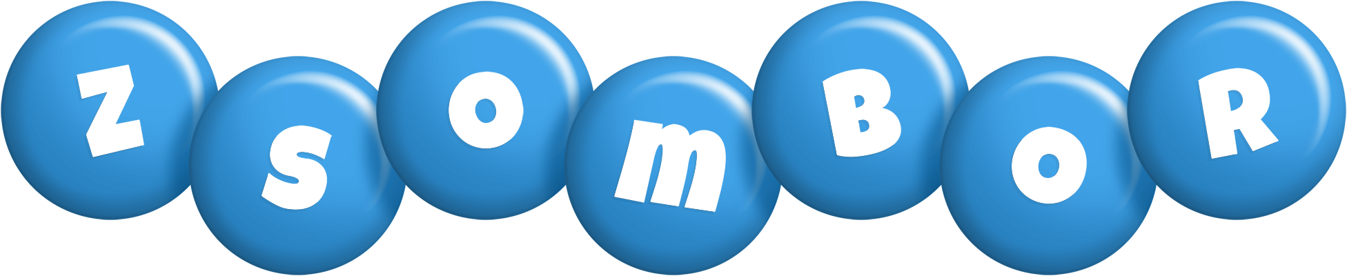 Zsombor candy-blue logo