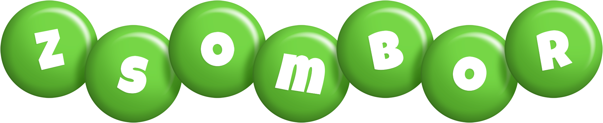 Zsombor candy-green logo
