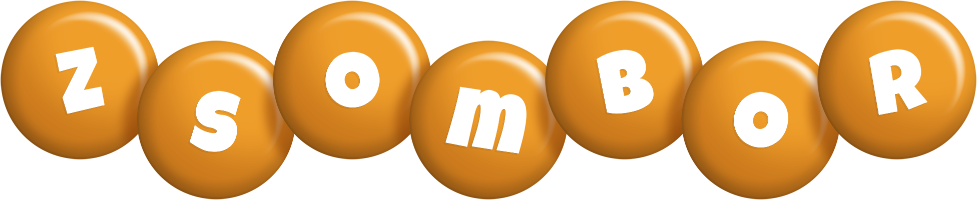 Zsombor candy-orange logo