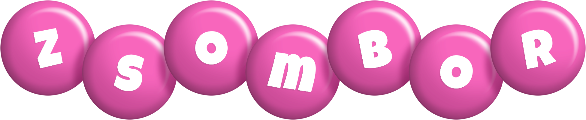 Zsombor candy-pink logo