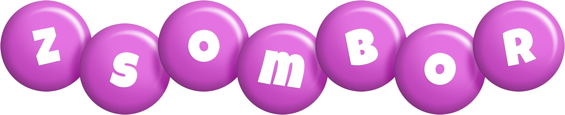 Zsombor candy-purple logo
