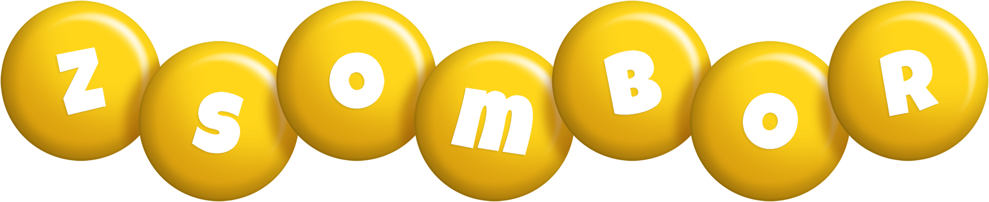 Zsombor candy-yellow logo