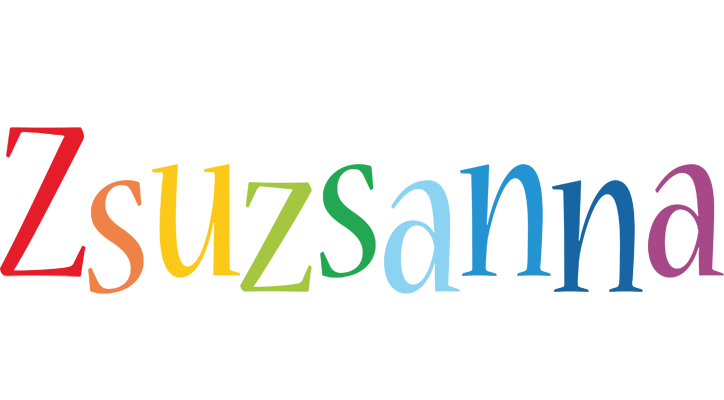 Zsuzsanna birthday logo