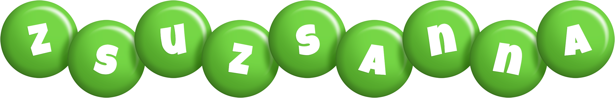 Zsuzsanna candy-green logo