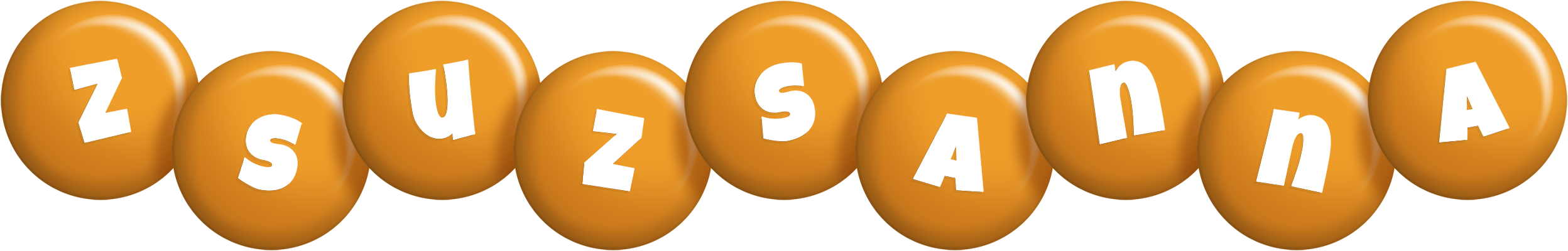Zsuzsanna candy-orange logo
