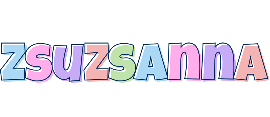 Zsuzsanna pastel logo